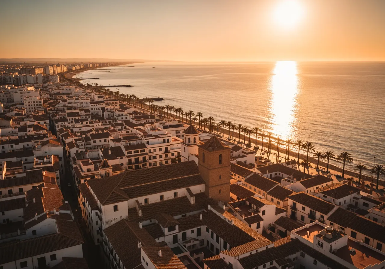 Vedere aeriană Castellón de la Plana, Spania